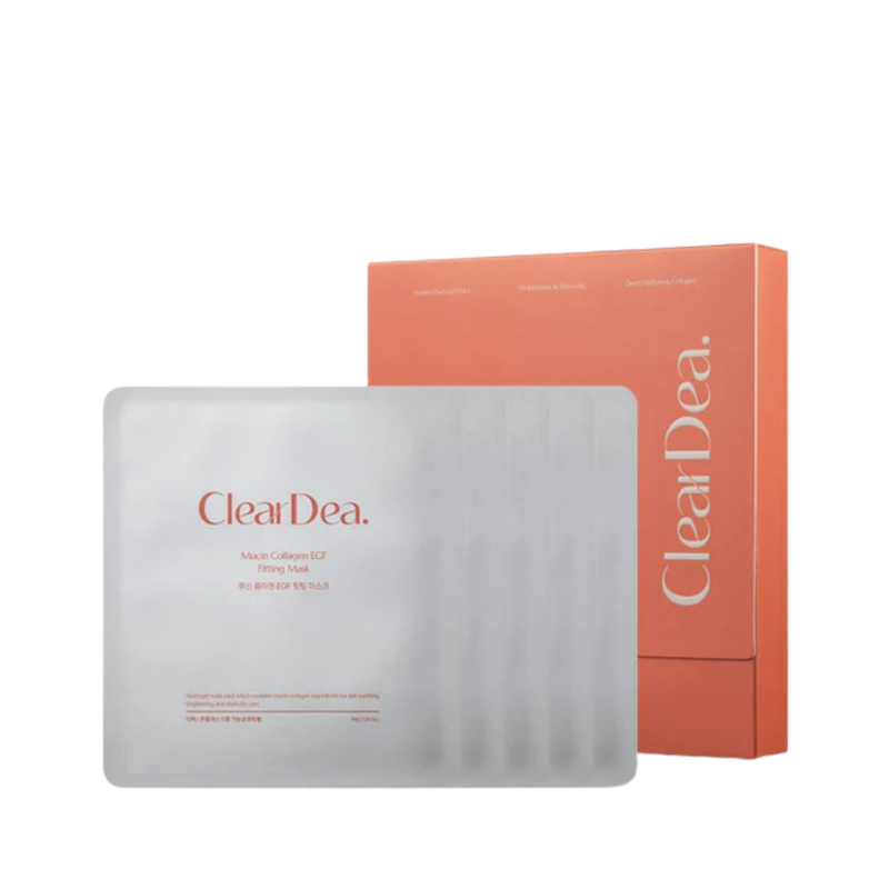 ClearDea Mucin Collagen EGF Fitting Mask -  36 g x 5