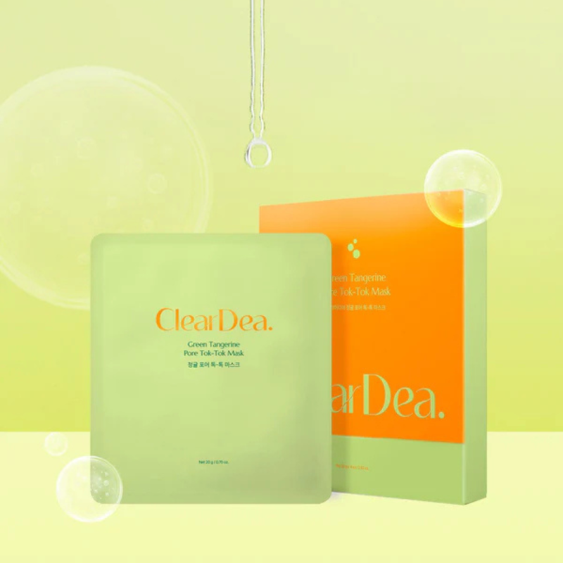 ClearDea Green Tangerine Pore Tok-Tok Mask - 20 g ClearDea Green Tangerine Pore Tok-Tok Mask - 20 g
