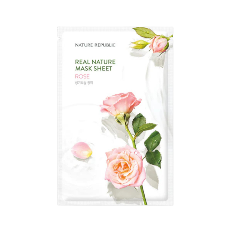 NATURE REPUBLIC Real Nature Mask Sheet Rose - 1 ks