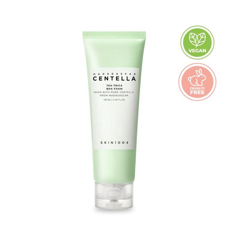 Skin1004 Madagascar Centella Tea-Trica BHA foam čistiaca pena s čajovníkom 125 ml Skin1004 Madagascar Centella Tea-Trica BHA foam čistiaca pena s čajovníkom 125 ml