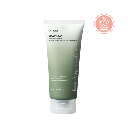 ANUA Heartleaf Quercetinol Pore Deep Cleansing Foam - hĺbkovo čistiaca pena 150 ml