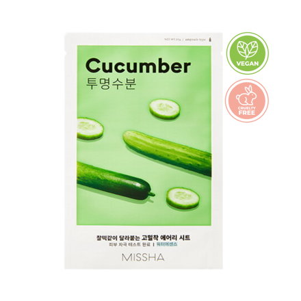 MISSHA Airy Fit Sheet Mask Cucumber - 19 g
