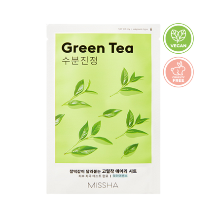 MISSHA Airy Fit Sheet Mask Green Tea - 19 g