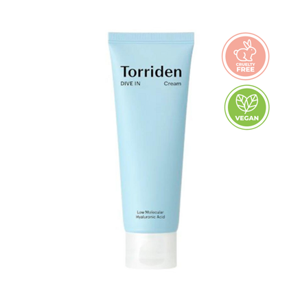 Torriden DIVE-IN Low Molecular Hyaluronic Acid Cream - krém s kyselinou hyalurónovou - 80 ml