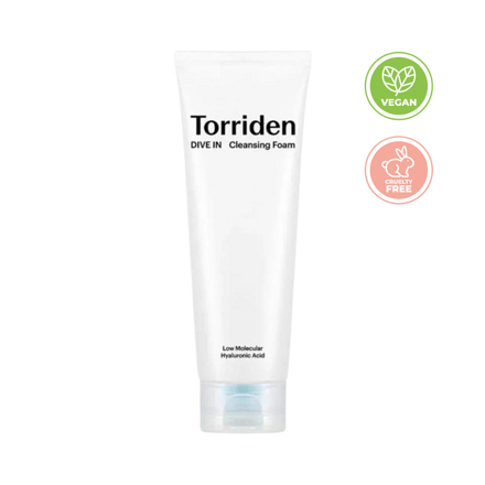 Torriden DIVE-IN Low Molecular Hyaluronic Acid Cleansing Foam - čistící pěna s kyselinou hyaluronovou 150 ml