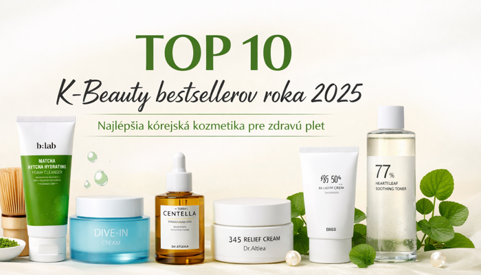 TOP 10 K-Beauty bestsellerov roka 2025, ktoré si zamilovala aj naša pleť