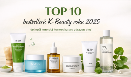 Top 10 bestsellerů k-beauty roku 2025