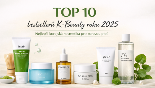 Top 10 bestsellerů k-beauty roku 2025